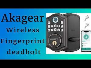 Akagear DS10 pro keyless deadbolt electronics and gadgets