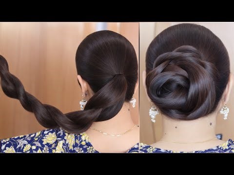 🌸 Very Easy Self Juda Hairstyle for Long Hair | Simple Low Bun Tutorial 2026