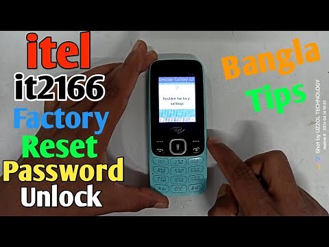 How To itel it2166 Factory Reset/ itel it2166 Password Unlock(Uzzol Technology)