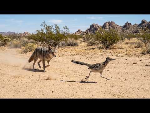 Roadrunner vs Coyote: The Chase That Never Ends 🐦🐺 | Wild Desert Survival | 4K