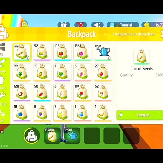 rainbow grow garden toturial #fffffffffffyyyyyyyyyyypppppppppppp #keepsupporting #vairal_video_tiktok_trending #freefirecantan #growagarden🥒🌶🍅