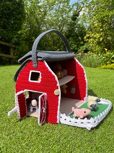 Farm Animals in a Barn Crochet Pattern - Etsy