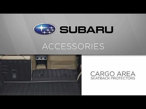 Genuine Subaru Accessory - Cargo Area Rear Seat Back Protector