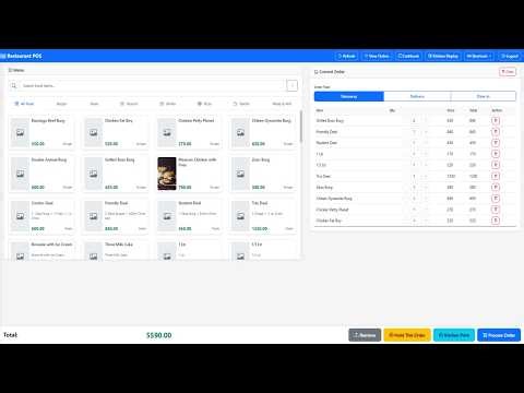Easiest Restaurant POS | Complete Billing Software DEMO | Offline/Online
