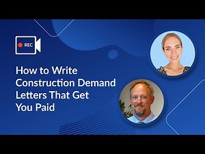 How to Write Construction Demand Letters That Get You Paid