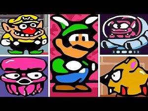 Super Mario Land 2: 6 Golden Coins - All Bosses With Luigi (No Damage) [4k 60fps].