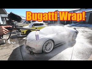WRAPPING MY BUGATTI VEYRON!