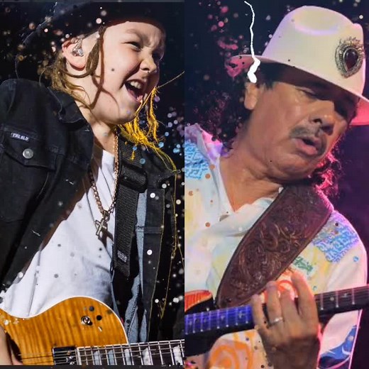 Taj Farrant Live Performance with Santana - Young Guitar Prodigy