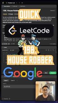 House Robber - Leetcode 198 - Javascript (Quick)