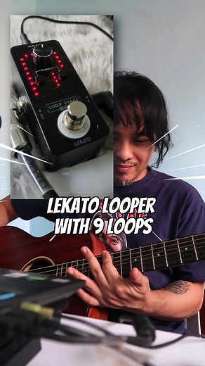 Lekato Guitar Looper Pedal Demo