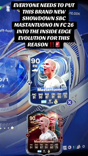 New Showdown SBC Mantantuono in FC 26: Why You Need It