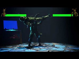 Springtrap Vs Scraptrap WITH Healthbars