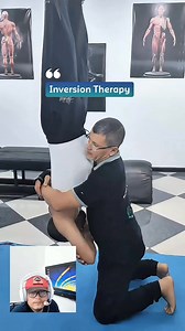 Inversion Therapy 🔥👍☺️ #InversionTherapy #DecompressionTherapy #Adjustments | The Cracks