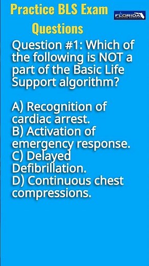 2023 Practice AHA BLS Exam Questions