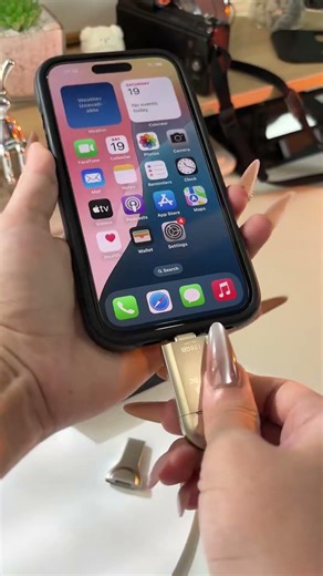 3-in-1 MFi Certified iPhone Flash Drive – Lightning, USB-C & USB 3.0#jsljdtdc#OneTapBackup#giftideas