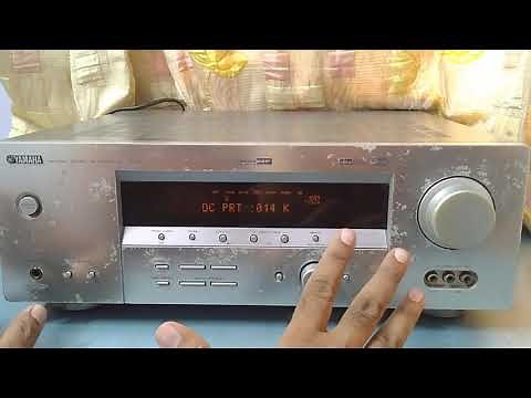 Easy steps to Factory Reset YAMAHA AV RECEIVER RX-V457