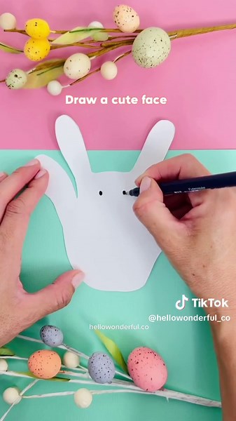 The cutest Bunny Handprint Craft 🐰🩷 trace your child’s hand and make an adorable bunny! We decorated ours with some cute flowers and 🥕 These would make adorable Easter cards too! #hellowonderfuldiy Thanks for the inspiration @lulu__make and @timmsevitz 🩷🐰Check out their cute versions! . . . . . #eastercrafts #bunnycrafts #kidscrafts #kidsart #handprintcrafts #handprintart #eastercraftsforkids #eastercraft