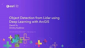 Object Detection from Lidar using Deep Learning with ArcGIS