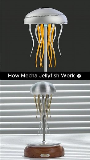 How Mecha Jellyfish Work? 🤯 (So Satisfying) #mechanism #3dprinting #engineering