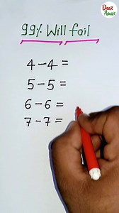 99% will fail 😱 :::::::::::--------® . . . . . . . . . . #reels #reelsinstagram #reels #reelsinstagram #reels #reelsviral #maths #quiz #maths #reelsvideo #reelsviral #quiz #maths #quiz #maths #tricks #trendingreels #maths #quiz #puzzle #viralreels #mathquiz #mathspuzzle #k #facebookreels #SocialMedia #india Dear Amar 2.0 Maths Scam Maths Puzzles MathiQ Maths Quizzes & Puzzles. MathQuiz Mathsvillage Maths Forever Puzzle Puzzles | Study with amar