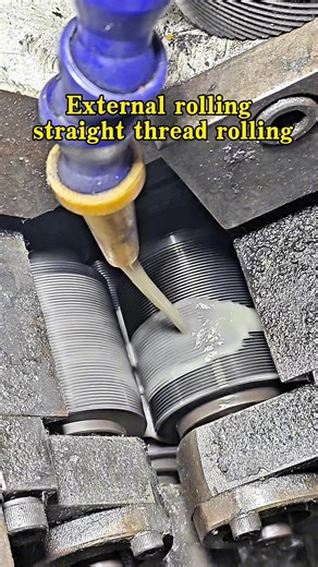 External rolling straight thread rolling #Threadrollingmachine #CNCthreadrollingmachine #Automaticthreadrollingmachine #Threadrollingmachinemanufacturer #Hydraulicthreadrollingmachine
