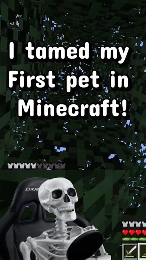 I tamed my first Pet in my Minecraft Forever World! #minecraft #minecraftshorts #gaming