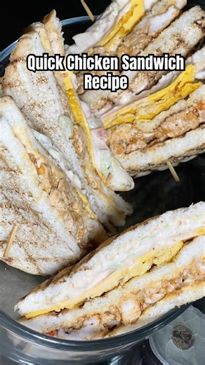 Chicken Club Sandwich Recipe | Easy Homemade Club Sandwich