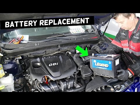 KIA OPTIMA CAR BATTERY REPLACEMENT 2010 2011 2012 2013 2014 2015 2016