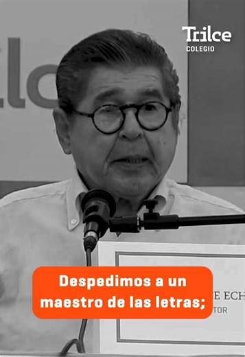 El laureado escritor Alfredo Bryce Echenique, recientemente fallecido, visitó Trilce en el 2018 para brindar una charla magistral a nuestros alumnos. Lamentamos profundamente su partida; sin embargo, estamos seguros de que su legado y sus aportes a la literatura perdurarán en nuestra historia.🕊️📚 Estudiar en Trilce SE NOTA. 🧡 #bryce #unmundoparajulius #colegios #añoescolar