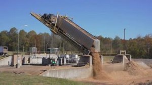 5.5M views · 35K reactions | Have you ever seen a truck tipper in action? These massive hydraulic lifts can tilt loaded semi-trucks more than 60 degrees to quickly empty their cargo, such as wood chips as seen here at NOVEC's biomass electric facility in Halifax County. 蝹 | Virginia Department of Forestry | Facebook