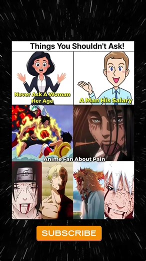 Things You Shouldn't Ask! 😞 #anime #manga #animememes