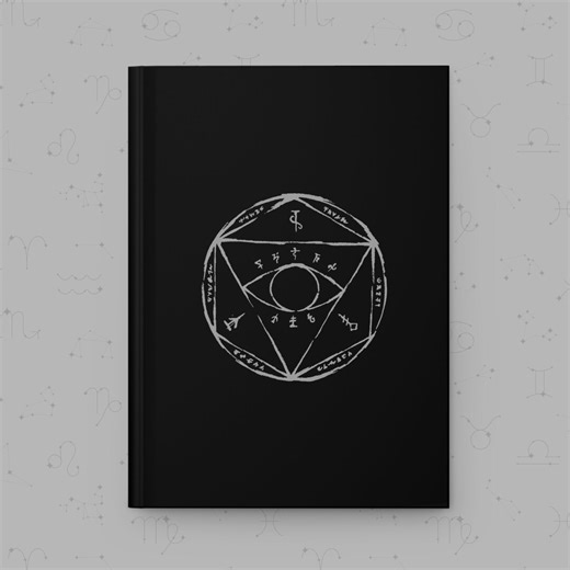 Grimoire Journal | Eye of Protection | Book of Shadows | All Seeing Eye | Hardcover Spell Book | Gothic Gift - Etsy