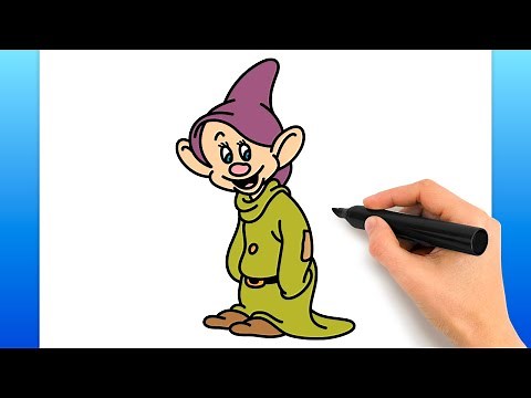 How To Draw Dopey (Easy Drawing Tutorial)