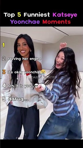Yoonchae and Her Top 5 Funniest Moments 😭 #katseye #funny