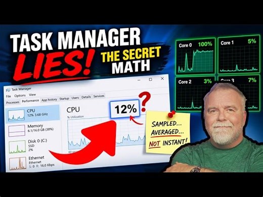 Task Manager is LYING About Your CPU Usage (Here s the Truth) | Tyrik Emptage