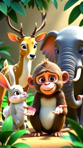 The Naughty Monkey Learns a Lesson #usa #english #usaanimals #usashorts #englishanimals