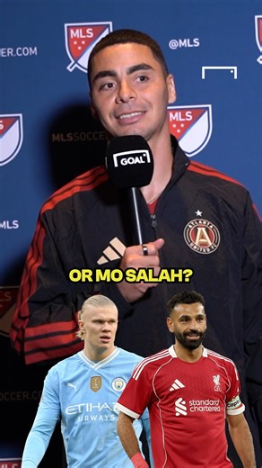 Miguel Almiron crowns the best player in the world 👑 #football #soccer #mbappe #haaland | GOAL