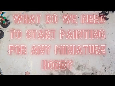 What you need to start painting minis from Warhammer to dungeons and dragons minis