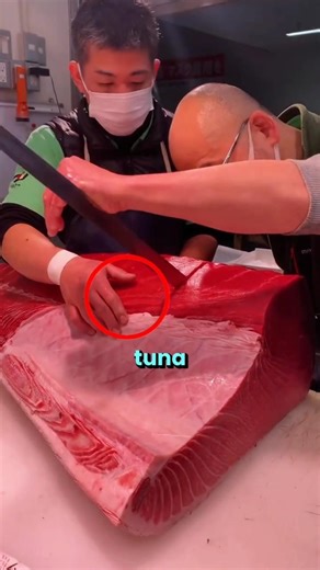 This tuna has three secret cuts...🐟👀