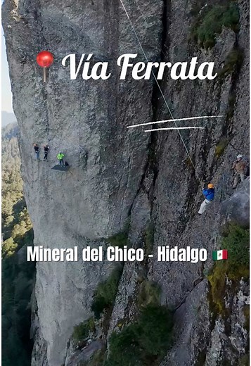 Experiencia emocionante en la vía ferrata de Mineral del Chico