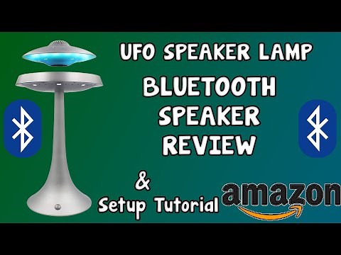 Amazon Levitating UFO Speaker Lamp Unboxing, Setup & Review
