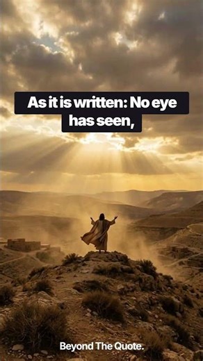 1 Corinthians 2:9 — No Eye Has Seen What God Will Do🙏♥️ Amen #Jesus #Shorts