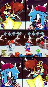 FNF Spirits Of Hell (#sonicexe #fnfmod) Sally VS BF in Snowy Volcano