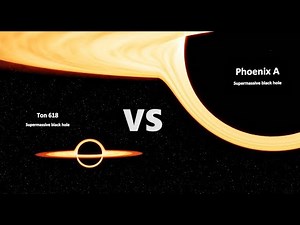 Ton 618 vs Phoenix A Epic Black Hole Size Comparison!