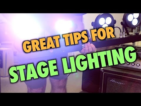 Great Tips For Stage Lighting