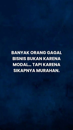 MODAL BUKAN SALAH SATU ALASAN BISNIS KAMU GAGAL, MELAINKAN INI #motivasi #motivasibisnis #bisnisbaru