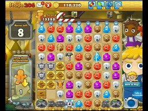 Monster Busters stage 206 Hero Challenge No Boosters 4 moves left