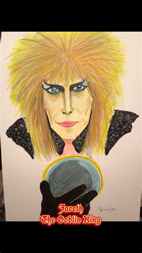 Jareth The Goblin King Art Reveal Inspired by Labyrinth
