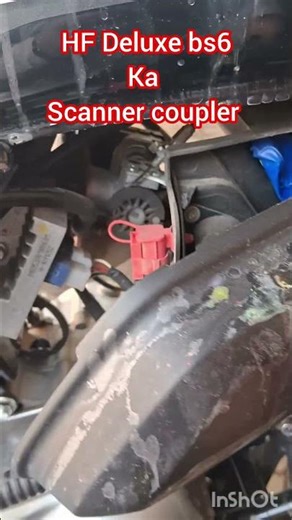 hero hf deluxe bs6 2026 scanner coupler konse side hota hai #hero#hfdeluxe #honda #bs6 #obd
