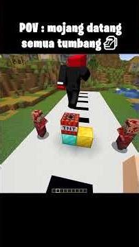 Mojang even joined the game #minecraft #shorts #funny